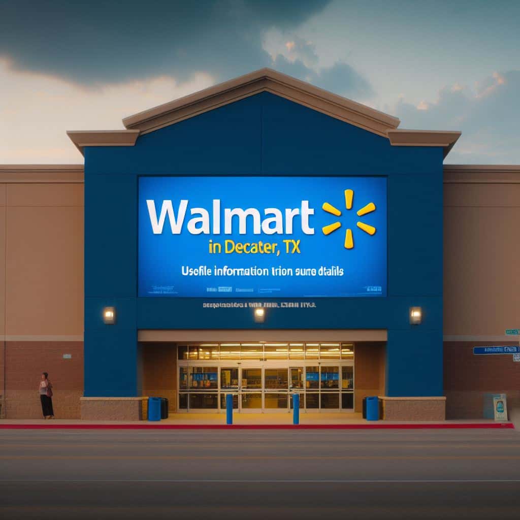 Foto Walmart en Decatur TX: Información y Detalles Útiles